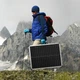 160 Вт солнечная станция Dokio, портативная, складывается в форме кейса/чемодана, контроллер 20А, кабели + сумка-чехол - изображение 7