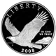 Колекційна срібна монета “Liberty – Білоголовий орлан” PROOF 26,73 г 2008 рік - изображение 1