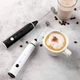 Аккумуляторный капучинатор 2в1 Coffe mixer 918D, Ручной мини миксер для взбивания молока и сливок - изображение 3
