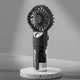 Маленький вентилятор Handy Fan LY-598 аккумуляторный с распылением воды, ручной портативный вентилятор 2 в 1 - изображение 6
