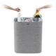 Корзина для белья с тремя отделениями Joseph Joseph Tota 90 л Grey 50024 (01001115) - изображение 8