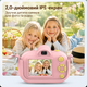 Дитяча цифрова камера DC501 з 2″ IPS-екраном, записом відео Full HD та підтримкою TF-карти до 128 ГБ - зображення 5