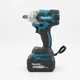 Аккумуляторный гайковерт Makita DTW1000 300 Нм бесщеточный гайковерт 48 В 6 А·час с 2 аккумуляторами набор сверл бит головок реверс LED-подсветка инструмент в кейсе для авто и монтажных работ - изображение 2