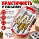 Набор HSS 4241 сверл 6 шт для металла пластика дерева ступенчатые и зубчатые насадки для дрели и кровельных работ - изображение 4