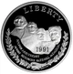 Колекційна срібна монета “Liberty – Гора Рашмор” PROOF 26,73 г 1991 рік - изображение 1