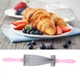 Різак-качалка для круасанів Sweet Croissant Cutter 22х6,5 см пластиковий кондитерський інструмент для швидкого формування трикутників - зображення 2
