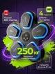 Музыкальный боксерский тренажер для бокса Bluetooth 5 целей Zumi LED 9 скоростей 10 программ цифровой дисплей со счетчиком ударов до 4 ч 250 кг 36×37 см перчатки черный (3360001) - изображение 2
