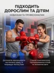 Настенный музыкальный боксерский тренажер Bluetooth 7 целей Zumi 9 скоростей 11 программ цифровой дисплей подсветка аккумулятор 4 ч 45.5×37.5 см 2 пары перчаток черный (3350001) - изображение 6