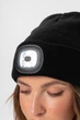 Жіноча Трикотажна Шапка Біні Докер з LED ліхтарем USB Without LightOn Black - изображение 4