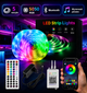 Светодиодная LED лента RGB 5 метров, SMD 5050, 24 В, Bluetooth, пульт и блок питания (SD105BB) - изображение 1