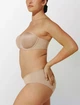 Бюстгальтер балконет Thirdlove Classic Strapless - 80E - Бежевий - изображение 8
