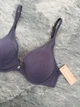 Бюстгальтер зі вставними подушечками Thirdlove 24/7 Classic Uplift Plunge Bra - Синій - 75C - зображення 3