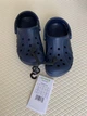 Дитячі крокси-сабо для хлопчика Crocs Kids' Baya Clog Navy (38-39, синій) - зображення 5