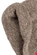 Мужская вязаная шапка Levi's one size Коричневый меланж (156935) - изображение 5