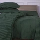 Простирадло MirSon Ranforce Elite 17-0612 Stripe Emerald 220*240 - зображення 2