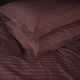 Простынь Satin Stripe 30-0006 Dark Brown 200*220 - изображение 6