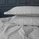 Простирадло Satin Stripe 30-0010 Light Gray 110*160 - зображення 4
