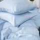 Простирадло Сатин "0842 Light Blue" 150*220 - зображення 5