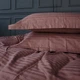 Простирадло Satin Stripe 30-0008 Smoky Pink 220*240 - зображення 5