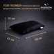 Подушка ортопедична (стружка Memory) №4055 28-0007 Black Velvet Women 59*43*10 см 590*430*100 Classic - зображення 1