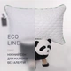 Подушка детская антиаллергенная Eco Line №801 Ecosilk микросатин (мягкая) 40*60 - изображение 2