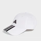 Детская бейсболка Adidas 3-Stripes New Logo Baseball JE5652 52-54 Белая (4067902592800) - изображение 1