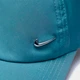 Детская бейсболка Nike Dri-Fit Club Unstructured Metal Swoosh FB5064-382 50-56 Бирюзовая (198487793123) - изображение 4