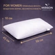 Подушка ортопедична (стружка Memory) №4049 28-0001 White Velvet Women 59*43*10 см 590*430*100 Classic - зображення 1