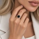 Серебряное кольцо DIVA Очаровательный чотырехлистник 16.5 - изображение 3