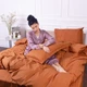 Простынь Satin Stripe 30-0005 Brown 110*160 - изображение 3