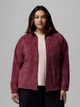 Толстовка на молнии на флисе женская Columbia 612086812 XL Бордовая (1159887814) - изображение 11
