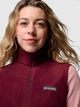 Теплый жилет флисовый короткий женский Columbia 113692258 XS Бордовый (1159856848) - изображение 4