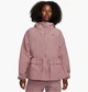 Куртка жіноча Nike Sportswear Everything Wovens Wooversized Hooded Jacket S Рожевий FN3669-208 - зображення 1