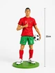 Колекційна фігурка Cristiano Ronaldo 22см з м'ячем на підставці сувенір для фанатів футболу - зображення 2