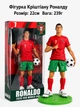 Колекційна фігурка Cristiano Ronaldo 22см з м'ячем на підставці сувенір для фанатів футболу - зображення 3