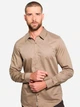 Сорочка бавовняна чоловіча Guess 337082206 L Коричнева (1162229666) - зображення 4