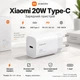 Зарядний Блок Xiaomi 20W Type-C для Швидкого Заряджання White (BHR08M8EU) (Power Delivery) (Fast Charging) - изображение 1
