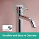 Смеситель для раковины Hansgrohe Tecturis S 80 CoolStart 73301000 - изображение 13