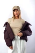 Куртка женская Lady Yep 10043 коричневая 346403_42 - изображение 3