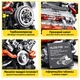 Конструктор танкового двигателя от Тигер 1 Tiger 1 Maybach HL230 P30 12GO 95008 на 1236 деталей - изображение 3
