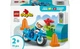 Конструктор Lego Duplo Town Синій поліцейський мотоцикл, 11 деталей 10471 - зображення 1