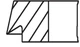 Набір кільця поршня MAHLE / KNECHT 040RS100120N0 Citroen DS3, Berlingo, DS4, C4, C3; Peugeot Partner, 5008, 3008, 308, 208, 2008; Opel Crossland X, Grandland X 1610809280, 3647166 - изображение 2
