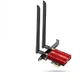 Wi-Fi/Bluetooth адаптер EB-LINK Intel AX210 WiFi6E / 5374 Мбіт/с / Bluetooth 5.3 / Три діапазони / PCI Express - зображення 1