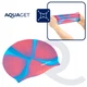 Шапочка для плавания Aquaget AQ0034 Pink/Sky Blue - изображение 7
