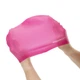Шапочка для плавания Aquaget для длинных волос AQ0032 Pink - изображение 5