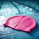 Шапочка для плавания Aquaget для длинных волос AQ0032 Pink - изображение 9