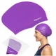 Шапочка для плавания Aquaget для длинных волос AQ0031 Violet - изображение 1