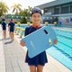 Доска для плавания Aquaget учебная AQ0059 Sky Blue/Yellow - изображение 2