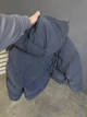 Мужская зимняя куртка пуховик утепленная оверсайз со съемным капюшоном дутая на пуху унисекс до -25℃ Blaid XL Темно Серая - изображение 3