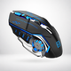 Беспроводная игровая мышь Bajeal M500 Bluetooth 2.4 ГГц RGB 3600 DPI аккумулятор зарядка Type-C черная - изображение 3